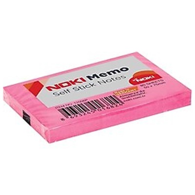 Noki Yapışkanlı Not Kağıt 51x75 Pembe 12'li