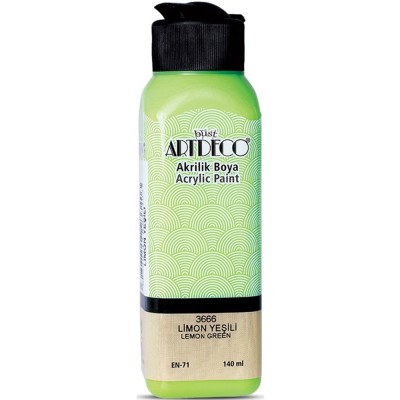 Artdeco Akrilik Boya 140 ML Limon Yeşili 