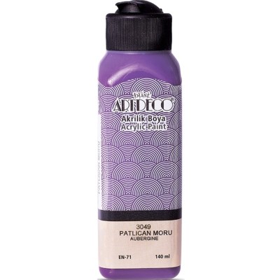 Artdeco Akrilik Boya 140 ML Patlıcan Moru 