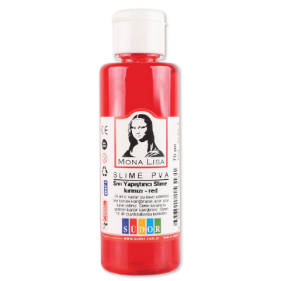Mona Lisa Sıvı Yapıştırıcı Slime 70 ML Kırmızı 
