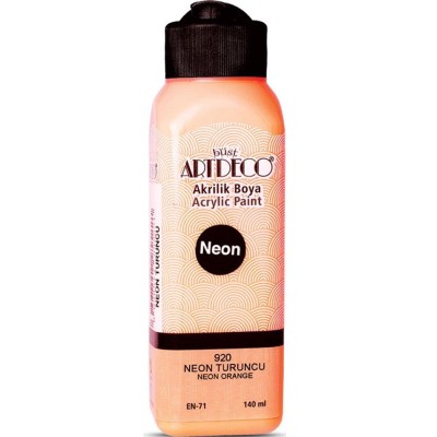 Artdeco Akrilik Boya 140 ML Fosforlu Turuncu 