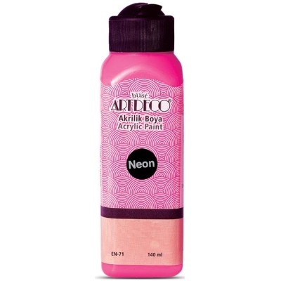 Artdeco Akrilik Boya 140 ML Fosforlu Pembe