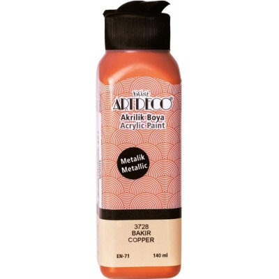Artdeco Akrilik Boya 140 ML Metalik Bakır 