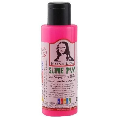 Mona Lisa Sıvı Yapıştırıcı Slime 70 ML Fosforlu Pembe 