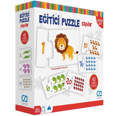 Ca Eğitici Puzzle Sayılar 