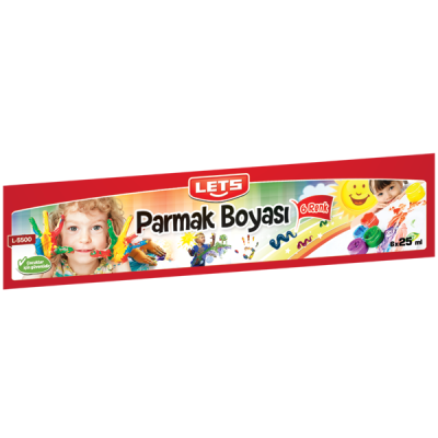 Lets Parmak Boyası 25 ML 6 LI 