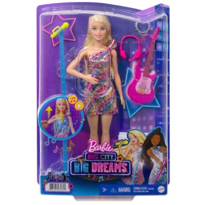 Barbie Malibu Şarkıcı Bebek Büyük Şehir, Büyük Hayaller Serisi 