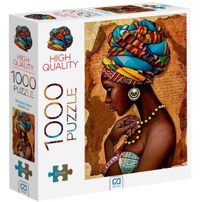 Ca Puzzle 1000 ParçaAfrikalı Kadın 
