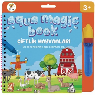 Lino Boyama Kitabı Aqua Magic Book Çiftlik Sihirli 