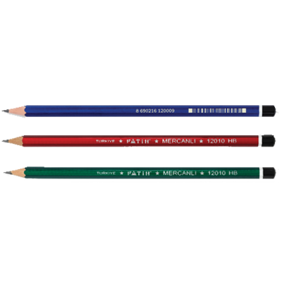 Fatih Kurşun Kalem Mercanlı HB 12'li 