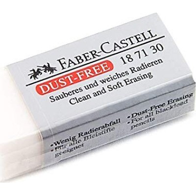 Faber-Castell Öğrenci Silgisi Dust Free 20 Lİ Beyaz 