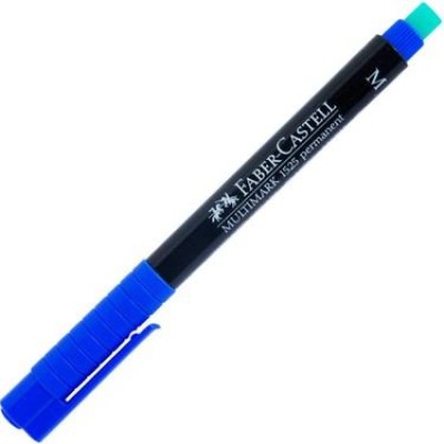 Faber-Castell Asetat Kalemi Permanent M Seri Mavi 12'li