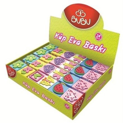 Bu-Bu Küp Eva Baskı 24'lü
