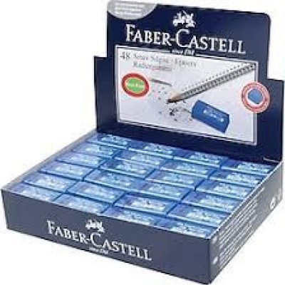 Faber-Castell Sınav Silgisi 48 Li  Mavi