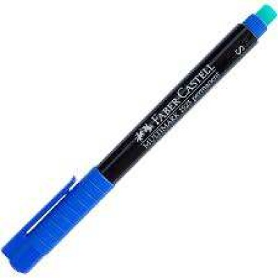 Faber-Castell Asetat Kalemi Permanent S Seri Mavi 12'li