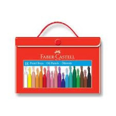 Faber-Castell Pastel Boya Çantalı Köşeli 18 Renk